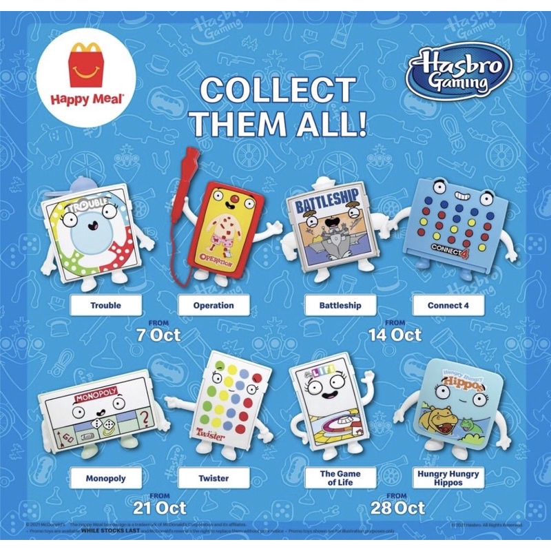 Hasbro Gaming Happy Meals Toy 2021 Shopee Malaysia
