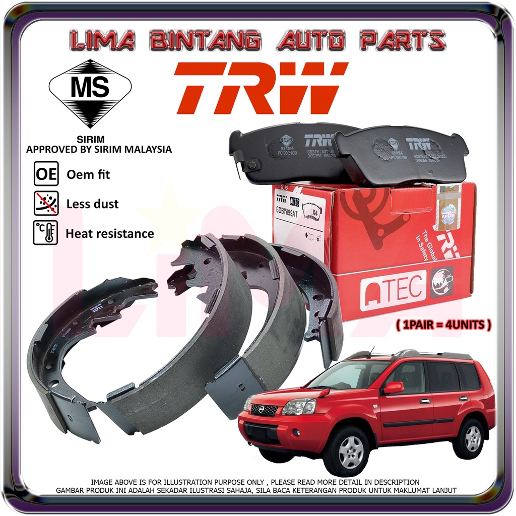 Nissan x trail brake pads 2024 and discs