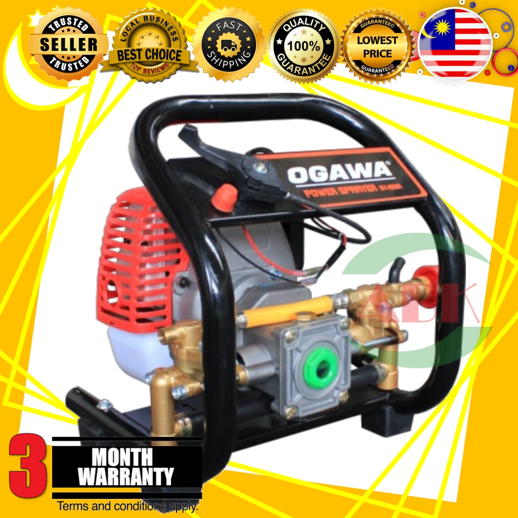 OGAWA SY450R PORTABLE POWER SPRAYER PUMP C/W 10M PRESSURE HOSE | Shopee ...