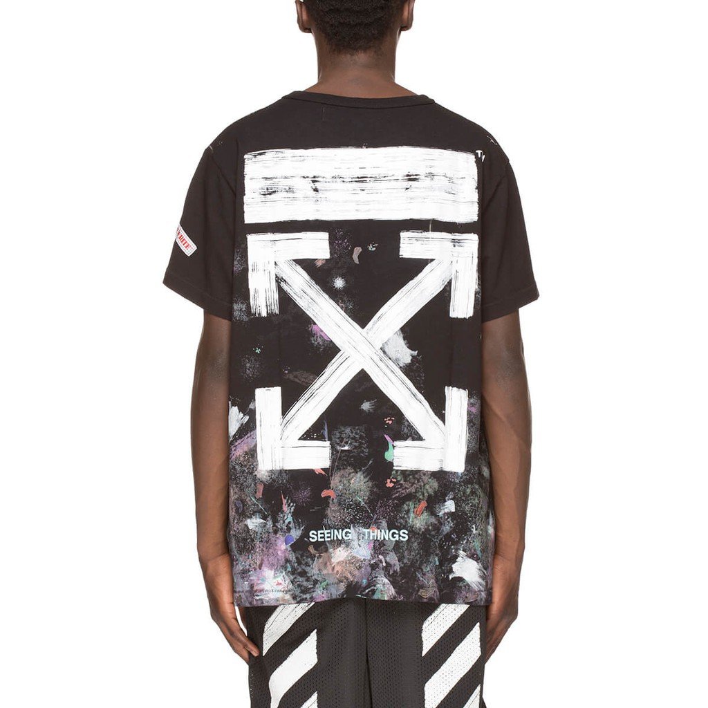 Off White Galaxy Brushed Tee limited stocks