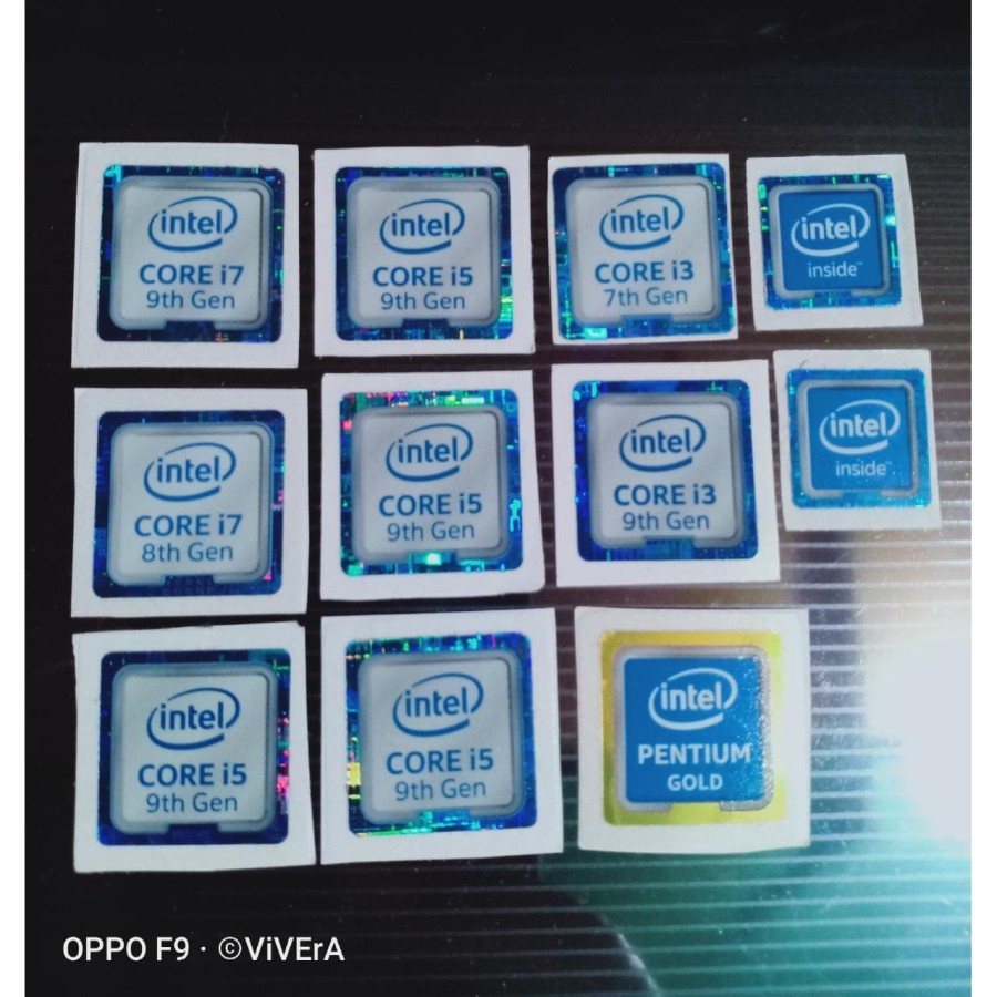 Original Intel Processor Sticker collection | Shopee Malaysia
