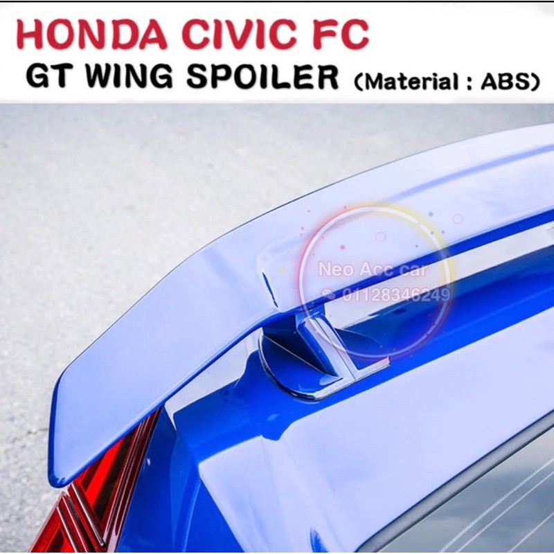 UNIVESAL SPOILER GT WING HONDA CIVIC FC SAGA BLM FLX VVT BEZZA PERSONA