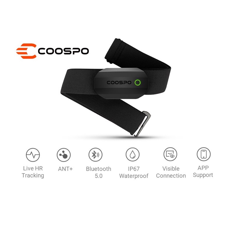 CooSpo H808S Heart Rate Monitor For Indoor Training Biking Running