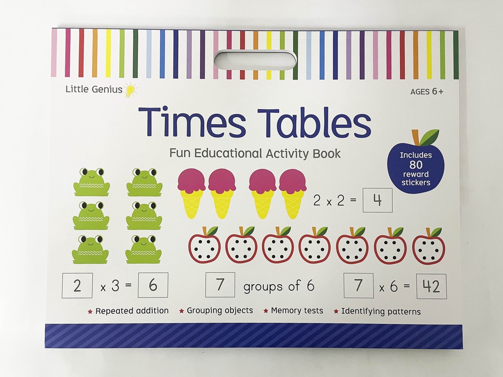 Little Genius Times Table Giant Book for Kids Fun Pad Educational ...