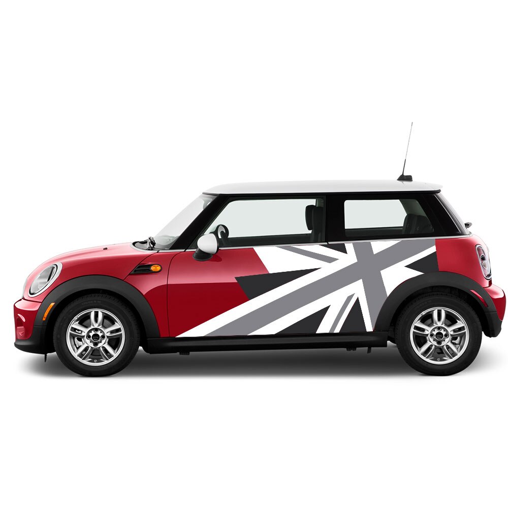2pcs Union Jack Exter Side Door Sticker Body Stripe Decal Decoration ...
