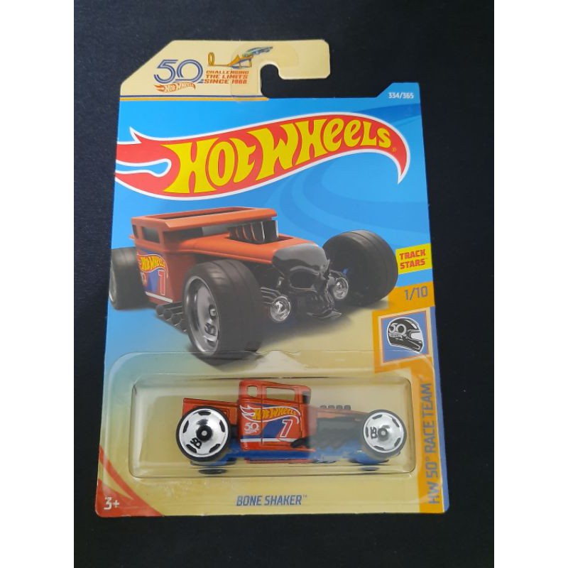 Hot Wheels - Boneshaker Orange (50th Anniversary Special Card) | Shopee ...