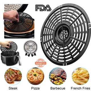 Air Fryer Accessory, 2 Pieces Air Fryer Mold, Air Fryer Silicone Mold,  Ninja Foodi Accessories, Air Fryer Accessories Air Fryer Silicone Pot  (16cm, Blue + Gray) 