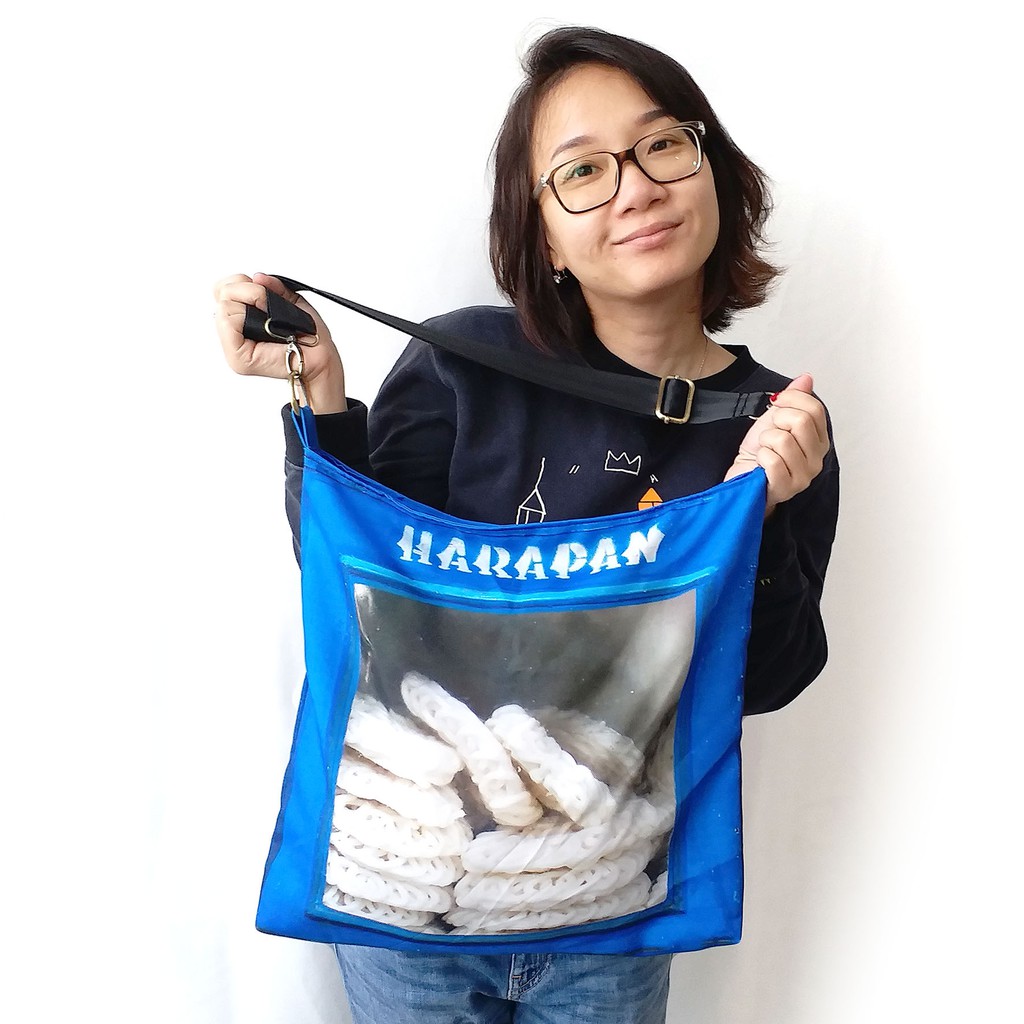 Hope Blue Cracker Tin Shoulder bag | Shopee Malaysia