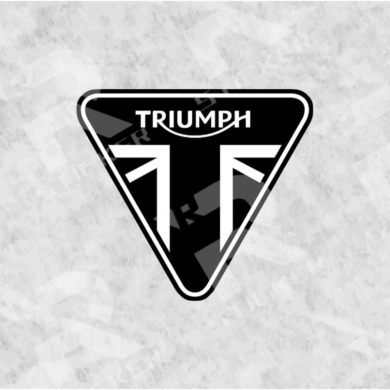 Sticker logo Triumph 2pcs | Shopee Malaysia