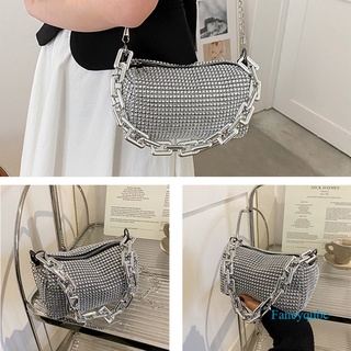 Party Metal Box Bag Clutches Purse Shiny Diamond Square Handbag For Women  Classic Bling Ladys Messenger Bag Mini Shoulder Bag