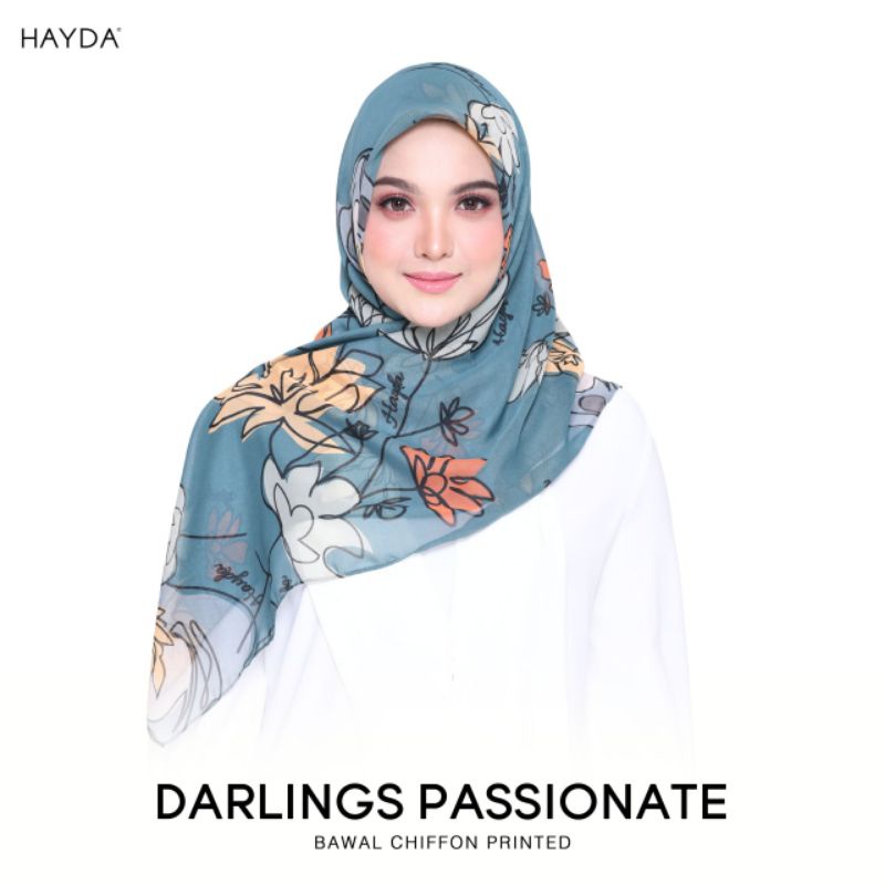 Bawal Chiffon Printed by Hayda Scarf HQ 😍😍 | Shopee Malaysia