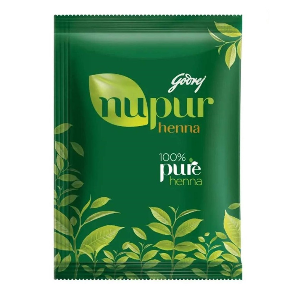 GODREJ Nupur Henna (100% Pure Mehendi Leaf Powder) 120g, 150g, 400g ...