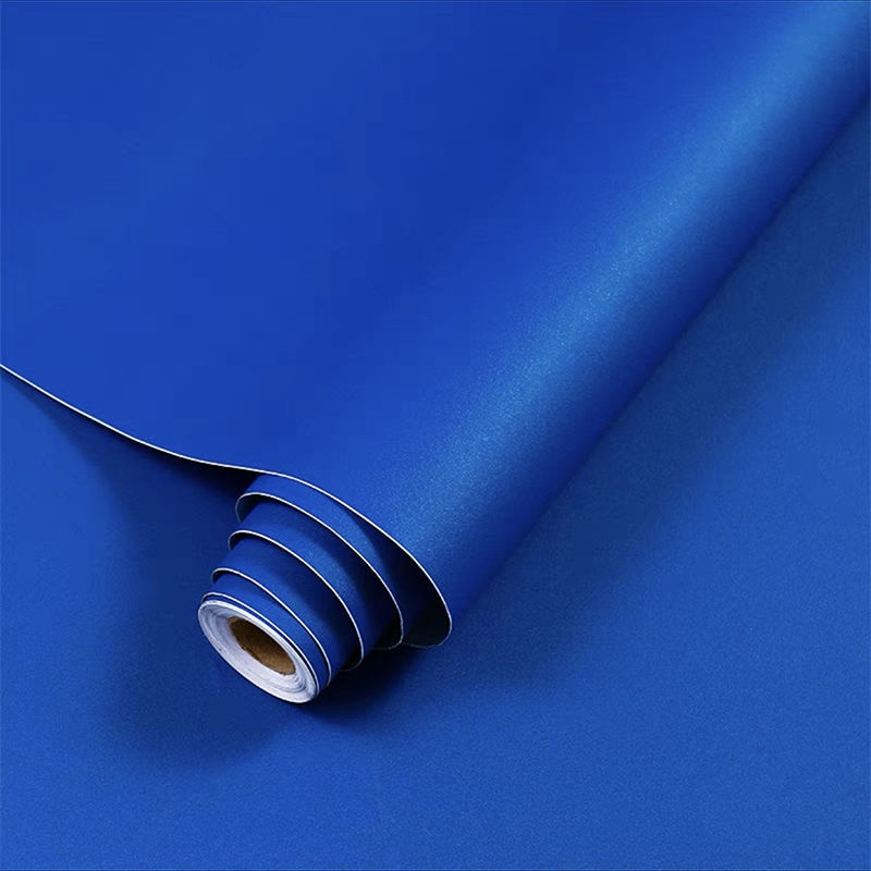 Self adhesive wallpaper Klein Blue Wall Stickers Wallpaper Self