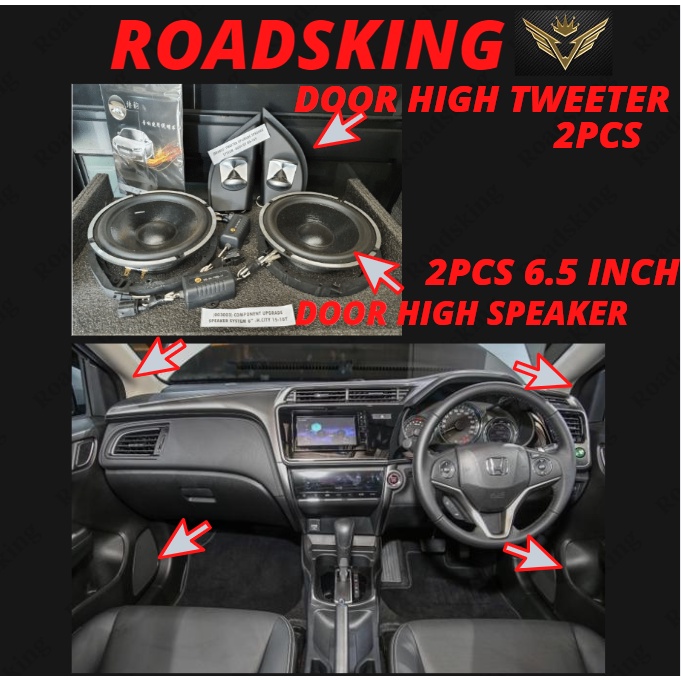 HONDA CITY 20142019 AUDIO COMPONENT OEM UPGRADE SPEAKER Shopee Malaysia