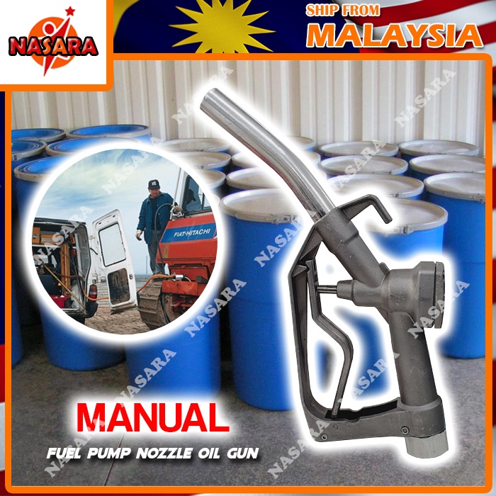 Nasara Auto / Manual Fuel Gasoline Diesel Gun Auto Cut Off Fuel ...