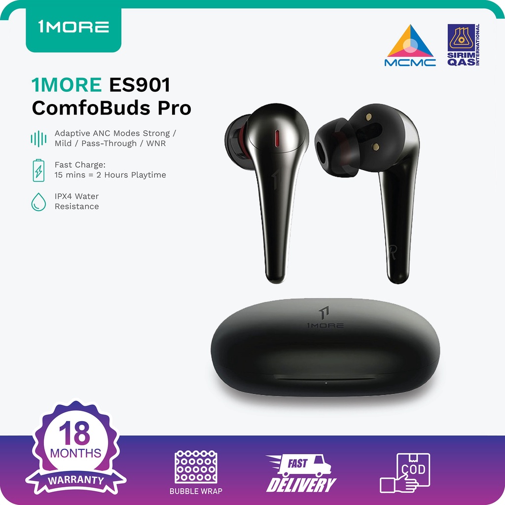 1MORE ComfoBuds Pro True Wireless Headphones ES901 | Shopee Malaysia