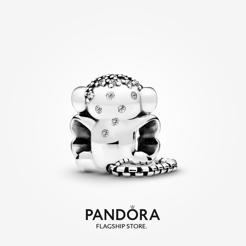 Pandora Sparkling Pave Monkey Charm Shopee Malaysia