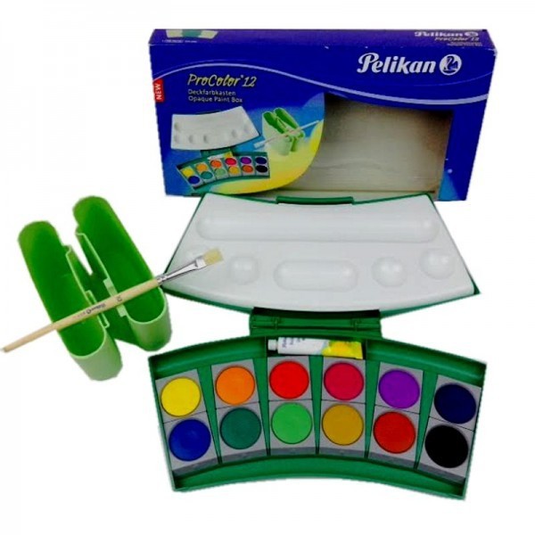 Watercolour 12 paint set - Pelikan