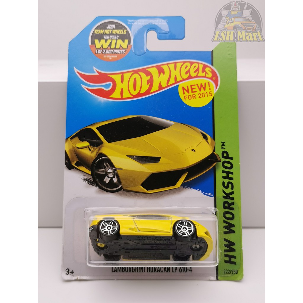 Yellow lamborghini hot sale hot wheels