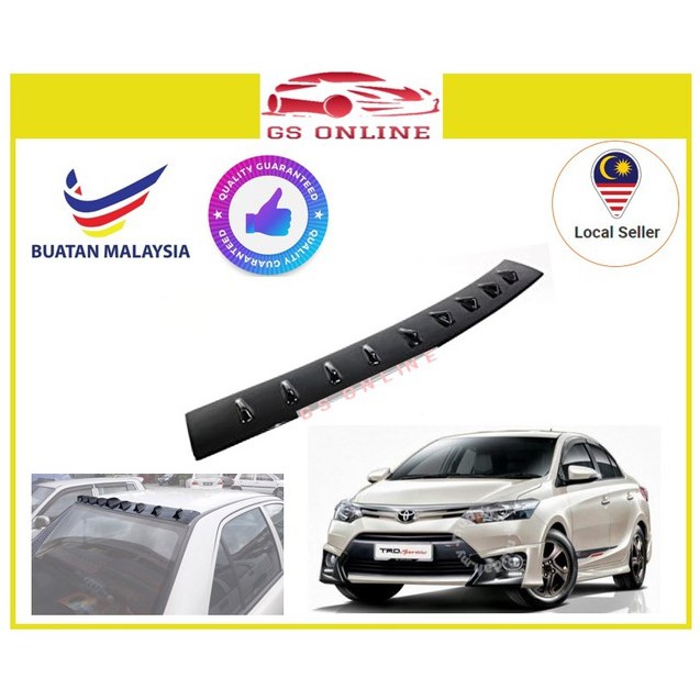 Toyota Vios NCP150 XP150 (3rd Gen) 2013-2018 Vortex Generator Shark Fin ...