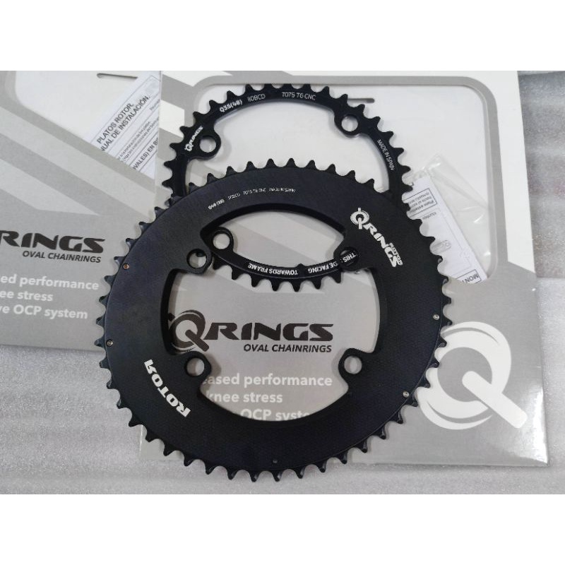 ROTOR Q Ring Oval / Q-Aero 110BCD X4 52/36T 53/39T for ROTOR Q Ring Oval / Q-Aero 110BCD X4 52/36T 53/39T for