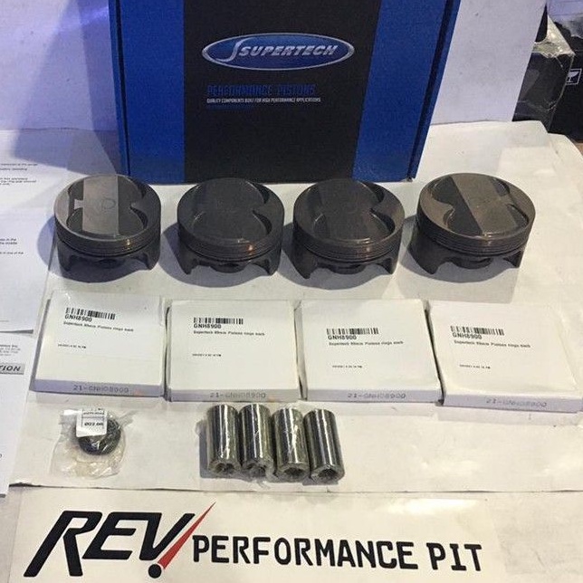 Supertech Honda K24 High Compression NA Piston 89mm CR 12.5