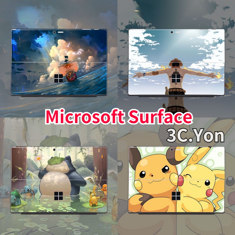 Cool Cartoon Sticker for Microsoft Surface Go 3 Go 2 Surface Pro 9 8 7 ...