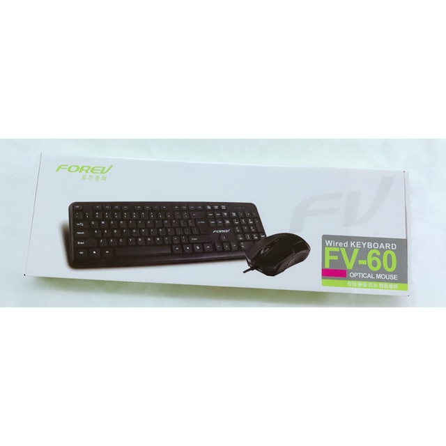 FOREV FV-60 keyboard with mouse | Shopee Malaysia