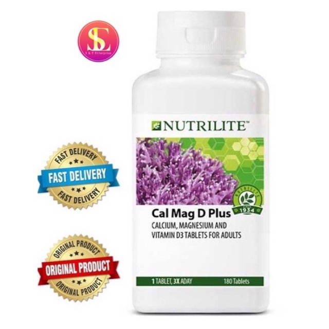 🌟ready Stock🌟 Nutrilite Cal Mag D Plus 180 Tab 100 Amway Original