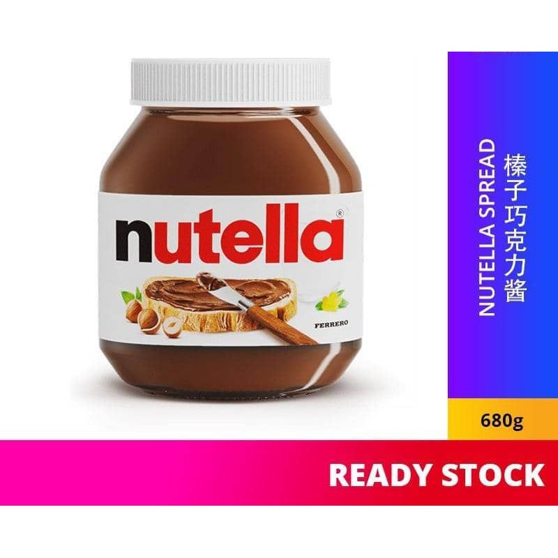 Nutella Hazelnut Spread with Cocoa 680g (Exp 11/2024) Offer Shopee Malaysia