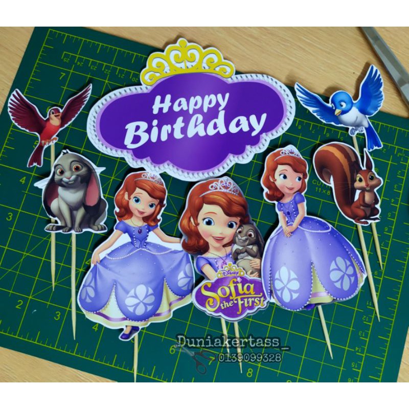 Cake Topper Sofia the First | Shopee Malaysia