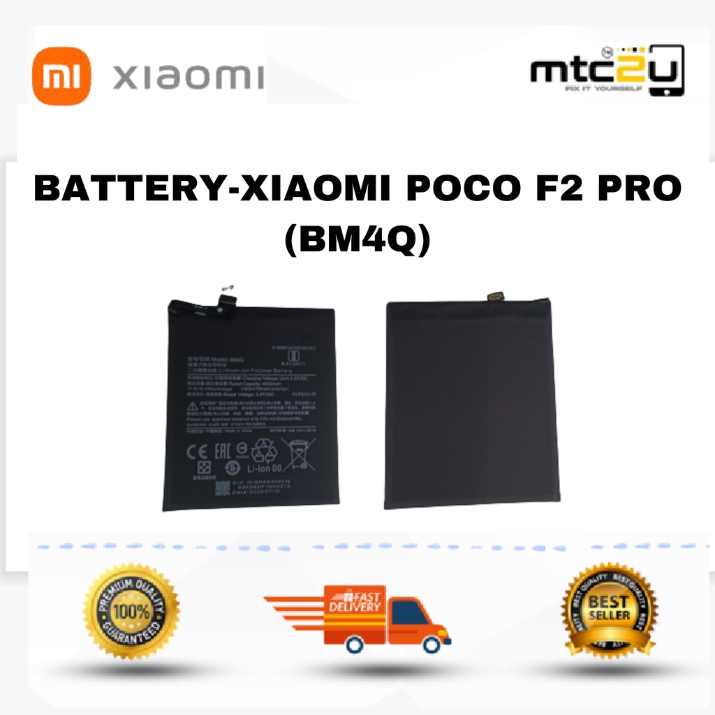 Battery Xiaomi Poco F2 Pro Bm4q Bateri Iaomi Poco F2 Pro Shopee Malaysia 7535