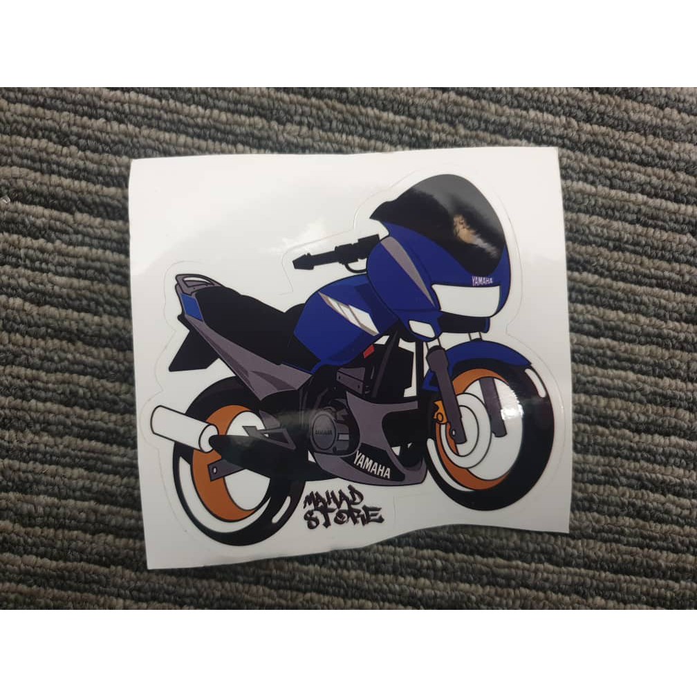 YAMAHA RXZ CATALYZER STICKER KARIKATUR PELBAGAI WARNA!! LIMITED EDITION ...