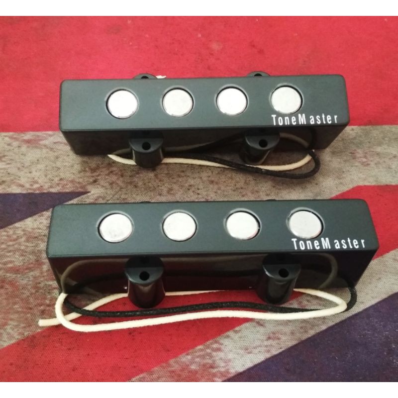 Pickup Bass Jazz Bass Tone Master Alnico 4string Quarter Pound Neck Bridge Model Shopee Malaysia