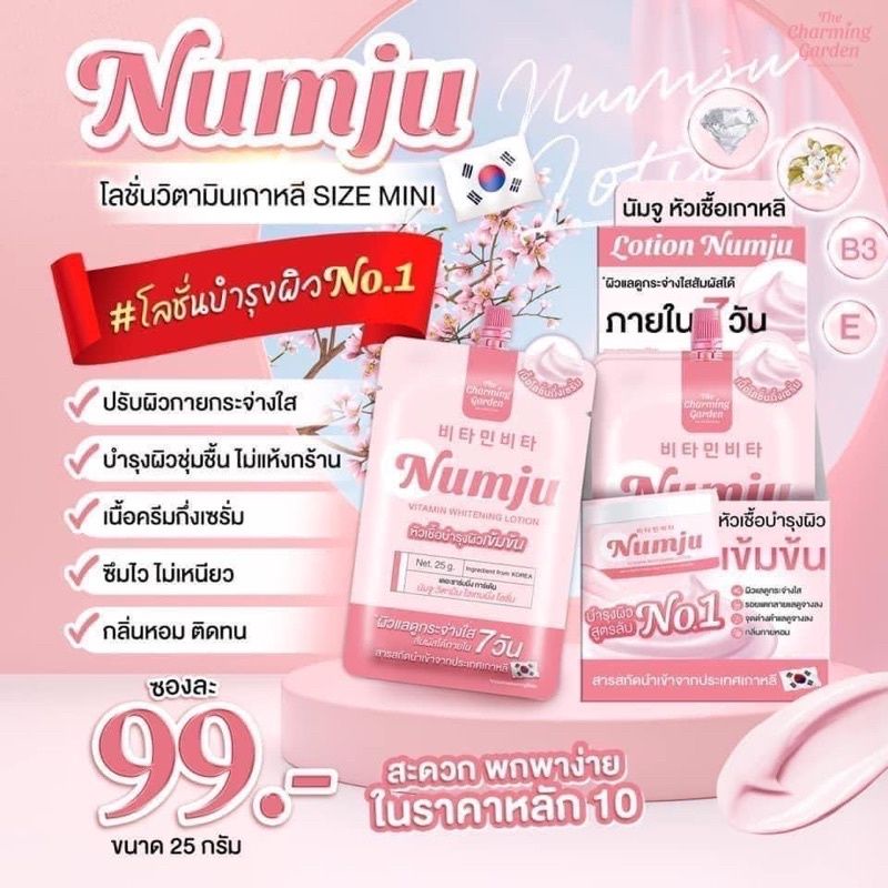 Numju Vitamin Whitening Lotion / Numju Underarm White Cream / Numju ...