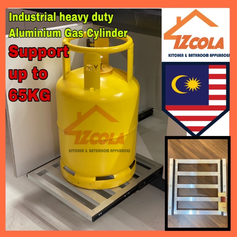 kitchen Aluminium Gas Cylinder Roller Slide / Gas tank Roller