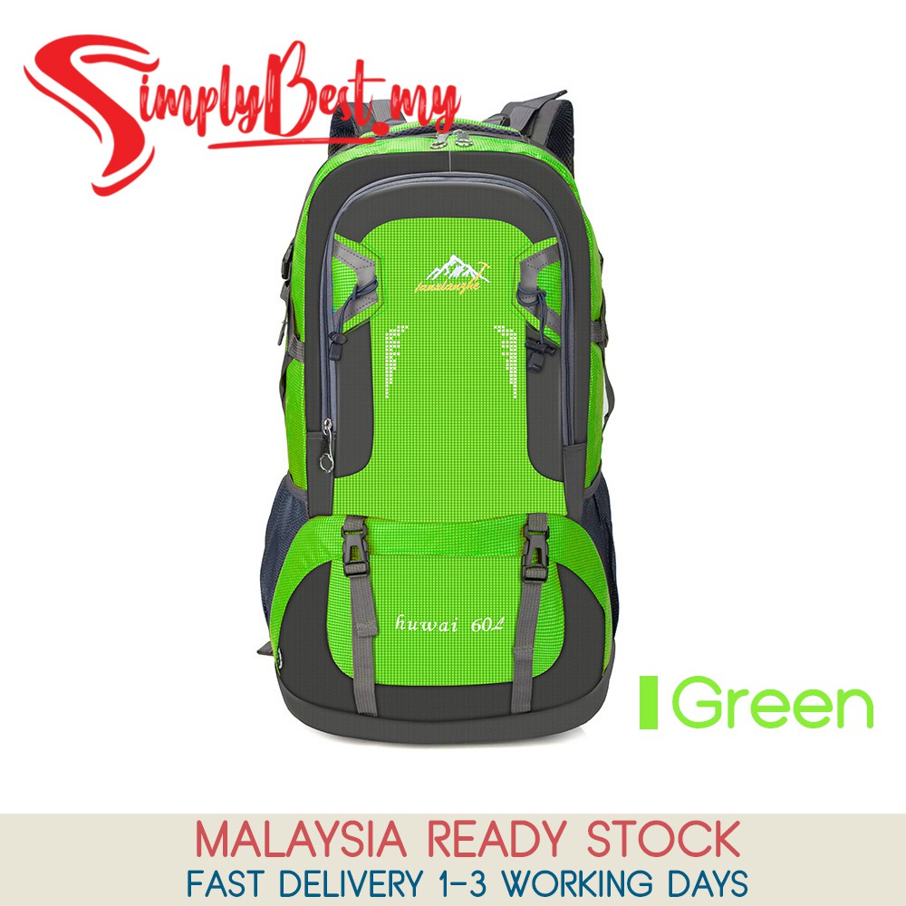 SIMPLYBEST 60L Multipurpose Backpack Hiking Outdoor Backpack Travel