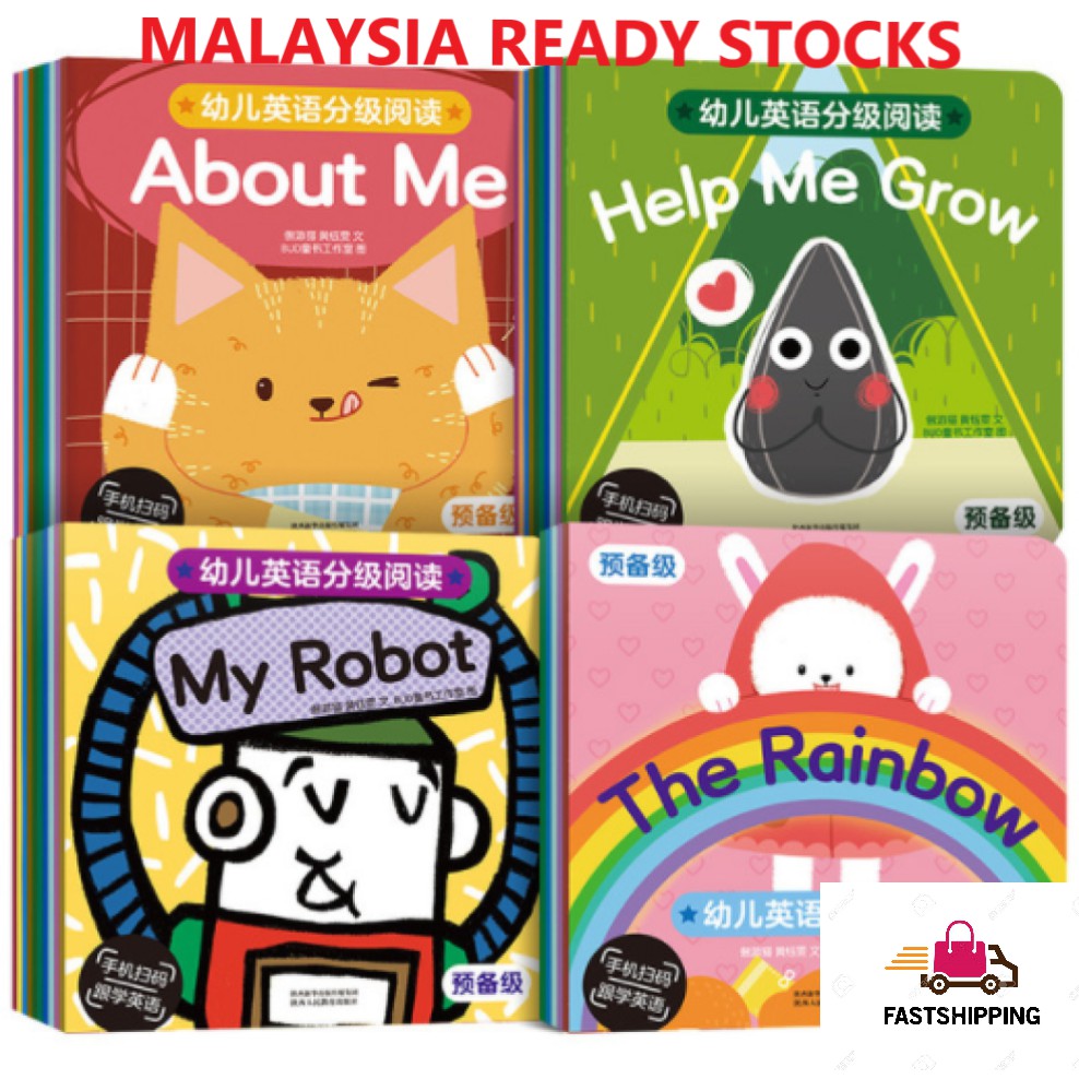 Msia Ready Stock 35 English story books with Reading Sound for Children ...