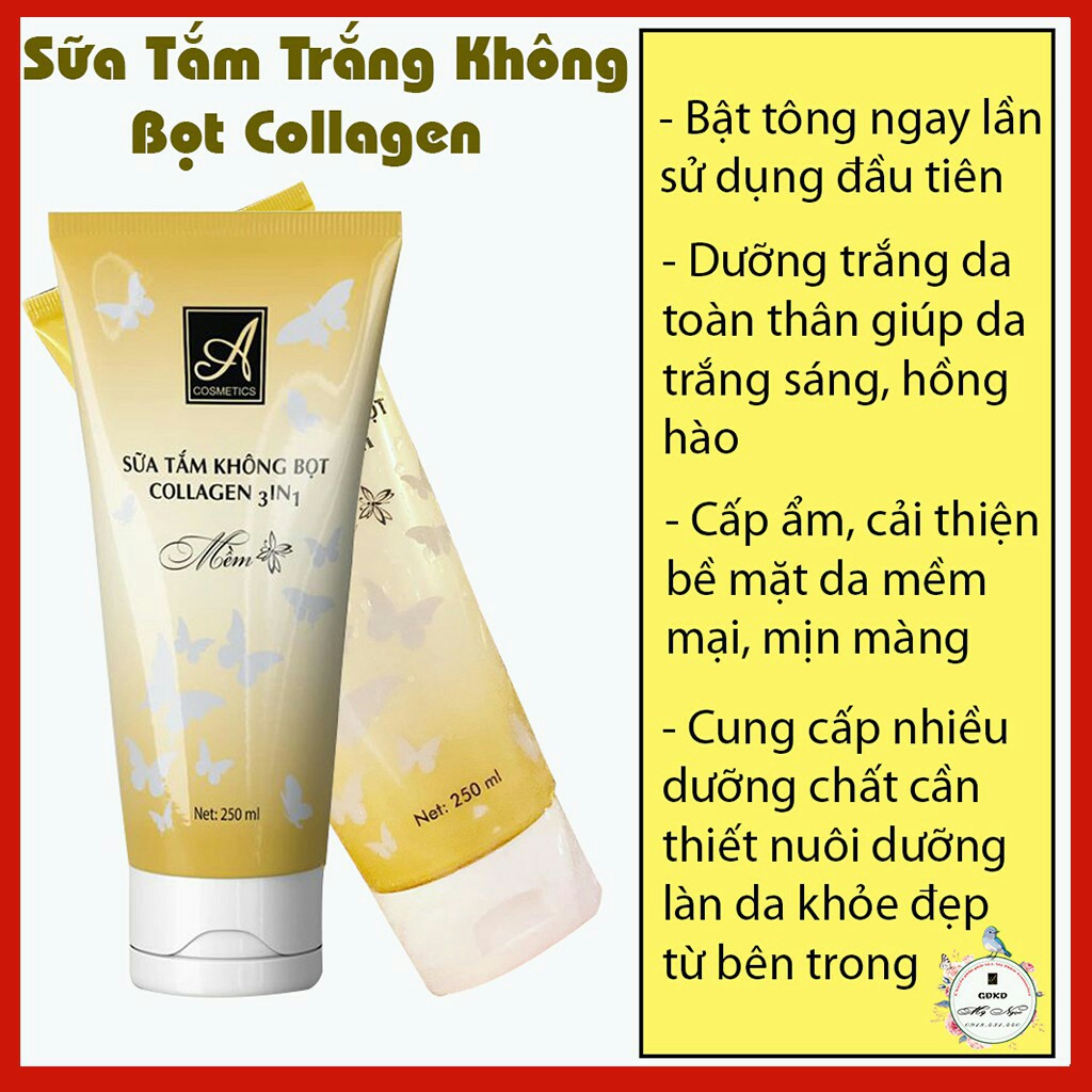 White shower gel ACOSMETICS, whitening cream, turning on tones at the