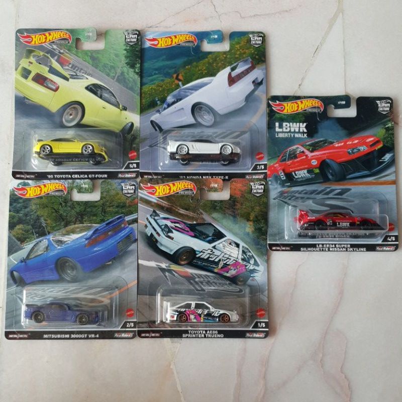 Hot Wheels Mountain Drifters Premium Car Culture Many Models Shopee