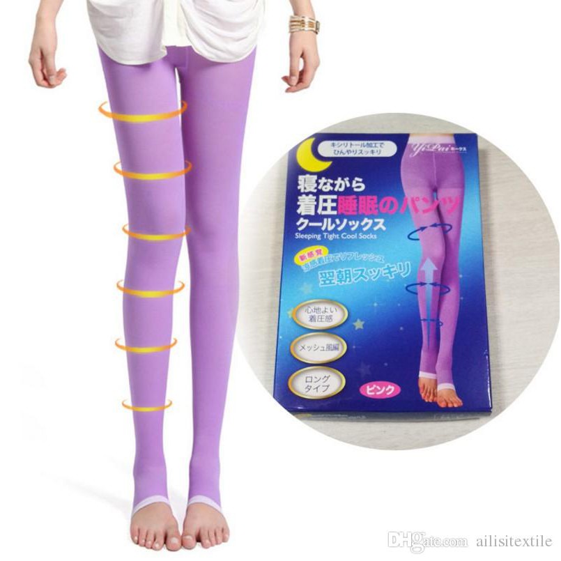 Japan Compression Sleeping Tight Cool Socks Slimming Legging Shapewear Overnight