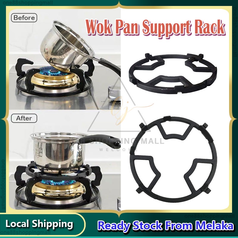 Universal Non Slip Cast Iron Gas Stove Trivets For Kitchen Wok Cooktop Range Pan Holder Stand