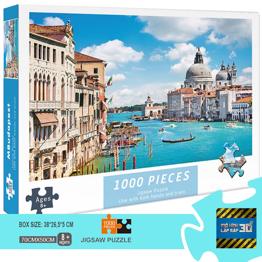 Venice Italy Jigsaw Puzzle Set 1000 Pieces Paper Puzzle 75*50cm