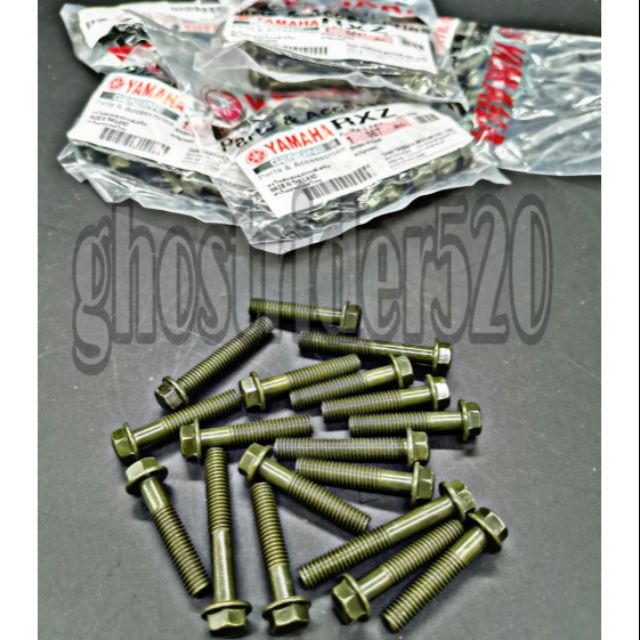 Engine screw enjin skru set yamaha rxz catalyzer model ori Shopee