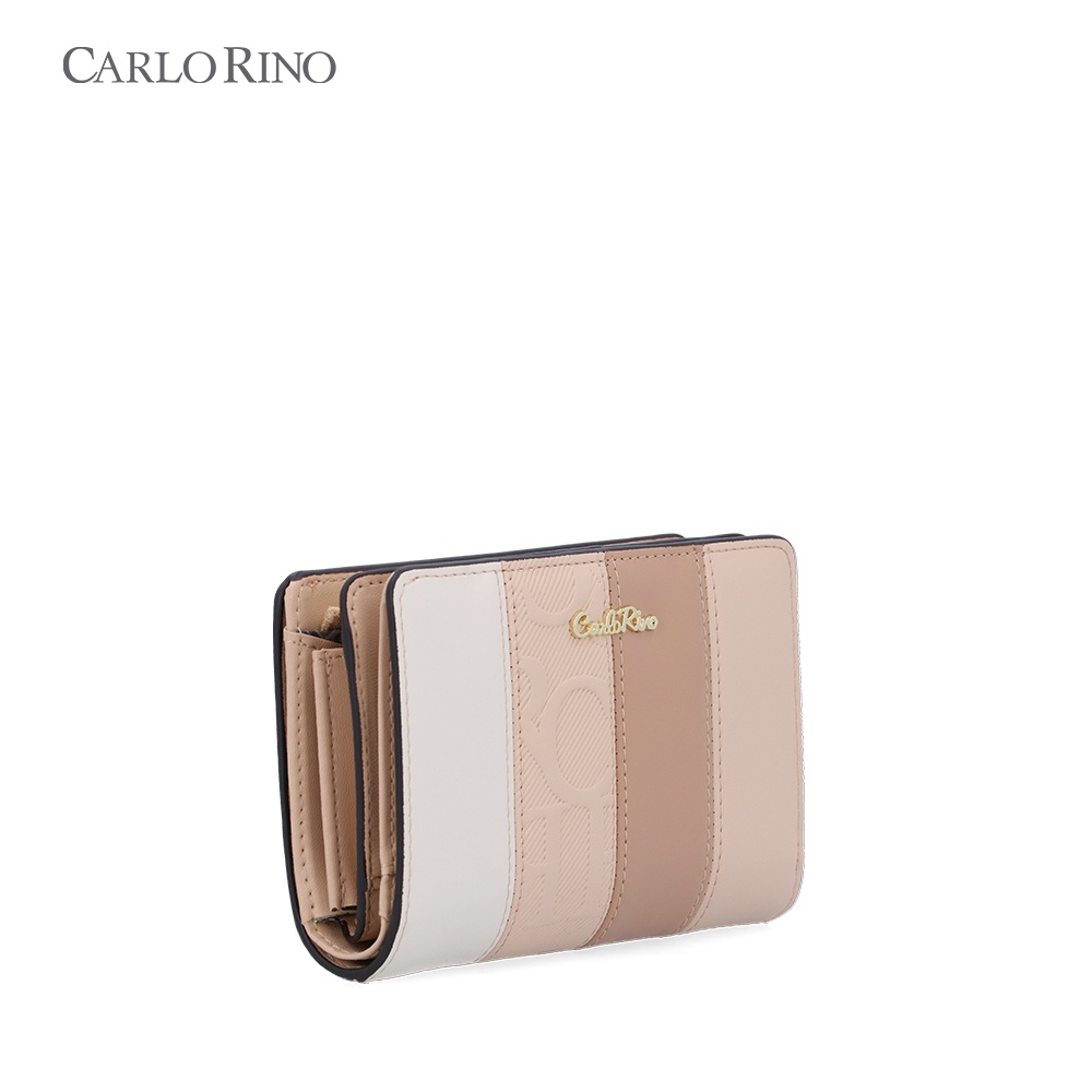 Carlo Rino Nude Tone On Tone Short Wallet | Shopee Malaysia