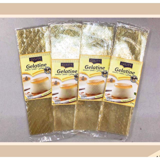 Beef Gelatine Sheets (Halal ) 鱼胶片（牛） 33gm Shopee Malaysia