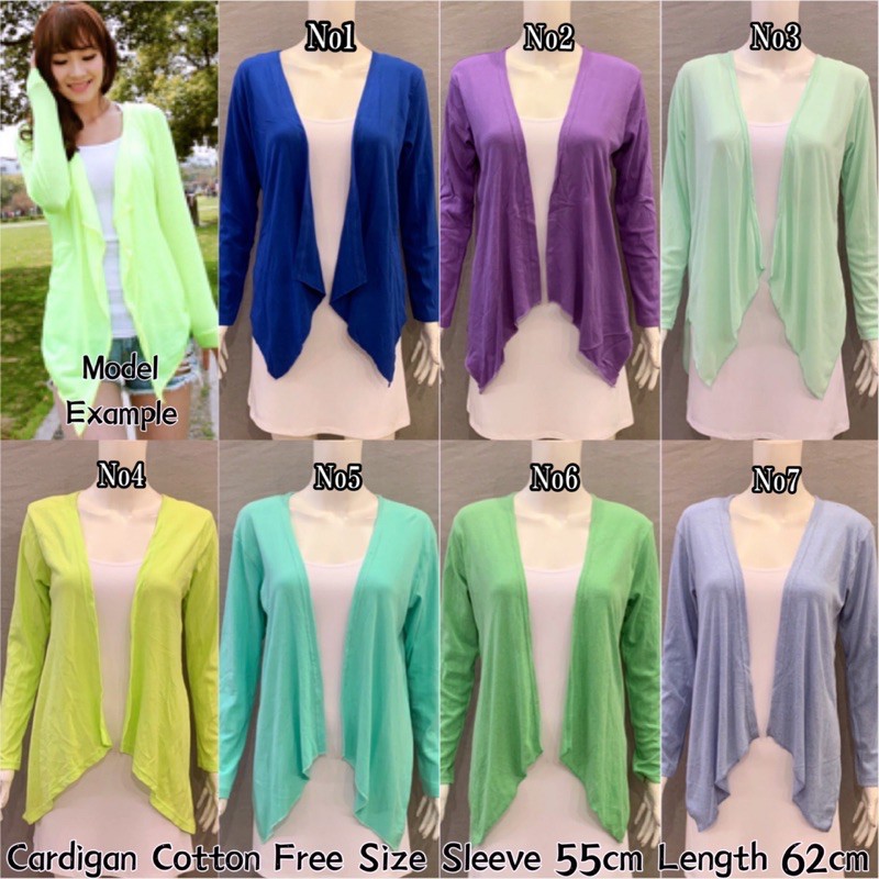 Cardigan Cotton (Exclude Inner) | Shopee Malaysia