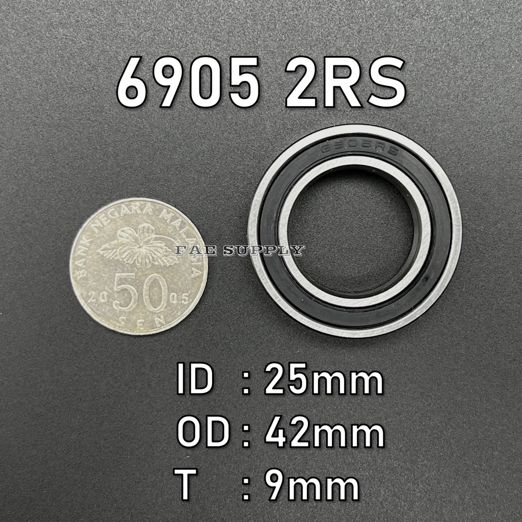 10 STÜCKE Kugellager Set 6900-6906 2RS - Dünnschliff Lager Aus Stahl