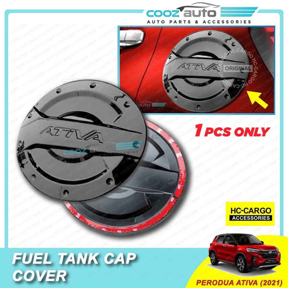 Perodua Ativa 2021 - 2025 Fuel Tank Cover Protector Fuel Cap Trim ...