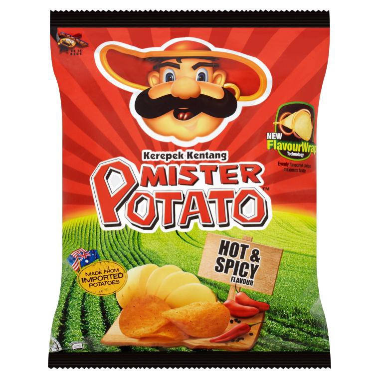 Mister Potato Hot And Spicy 75g Shopee Malaysia 5044